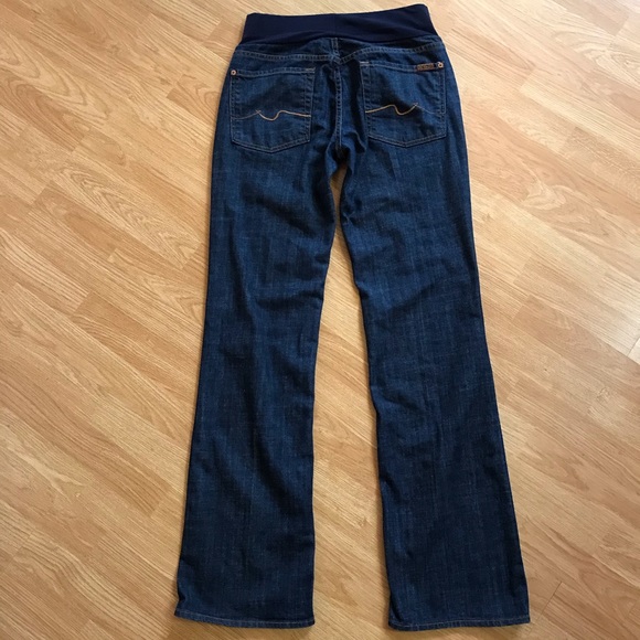 A Pea In The Pod 7 For All Mankind Jeans Size M - Picture 3 of 7